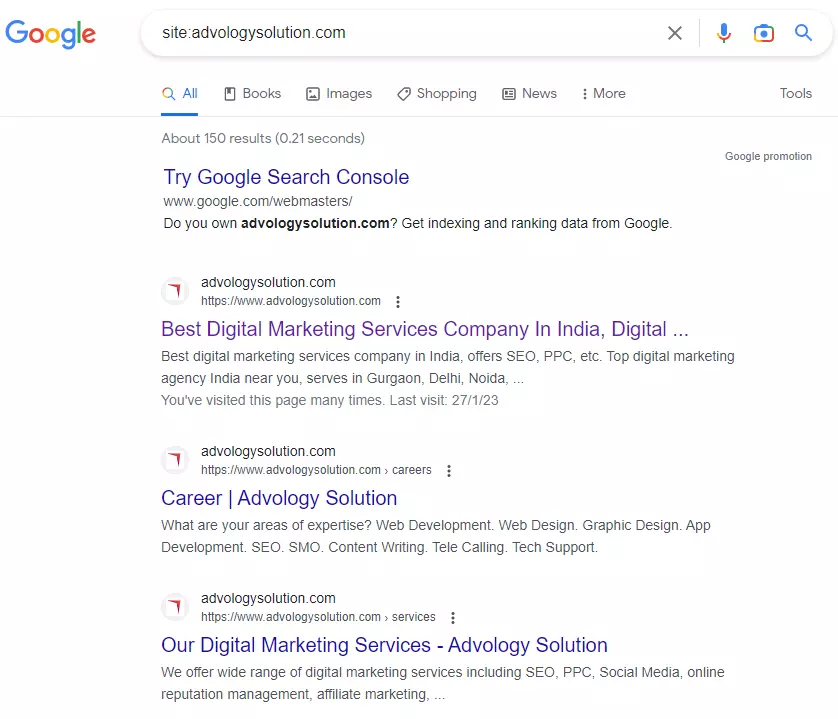 What Is The Way To Look For A Website On Google?